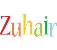 Zuhair birthday logo