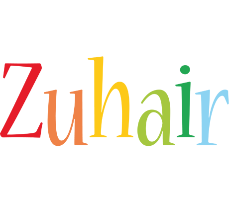 Zuhair birthday logo