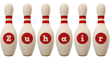 Zuhair bowling-pin logo