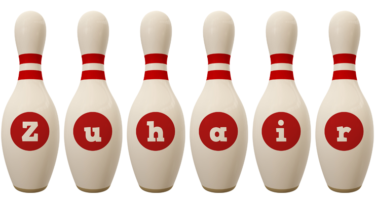 Zuhair bowling-pin logo