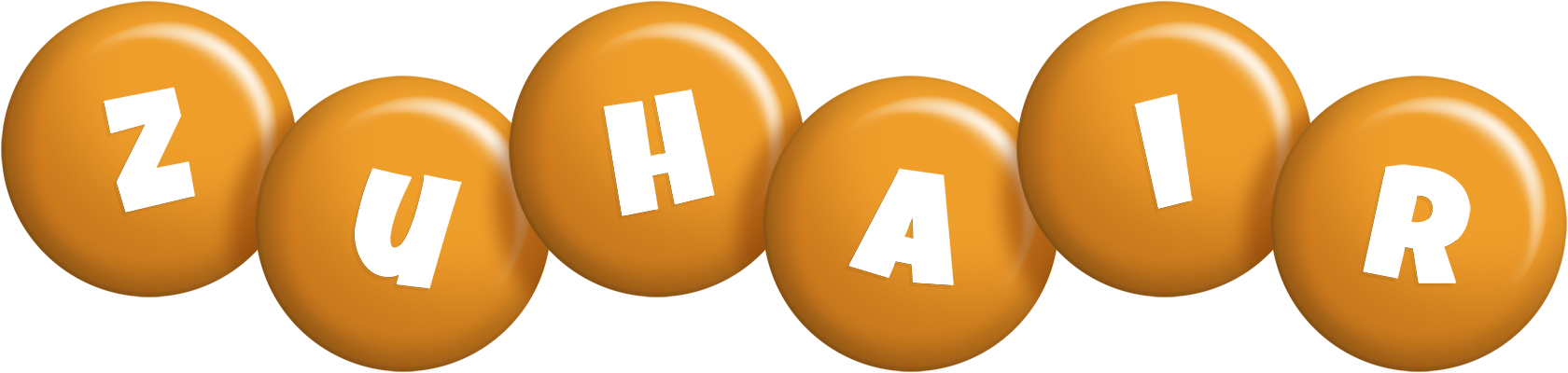 Zuhair candy-orange logo