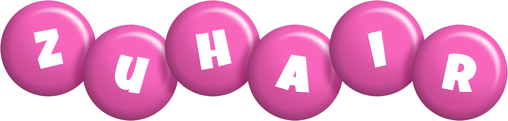 Zuhair candy-pink logo