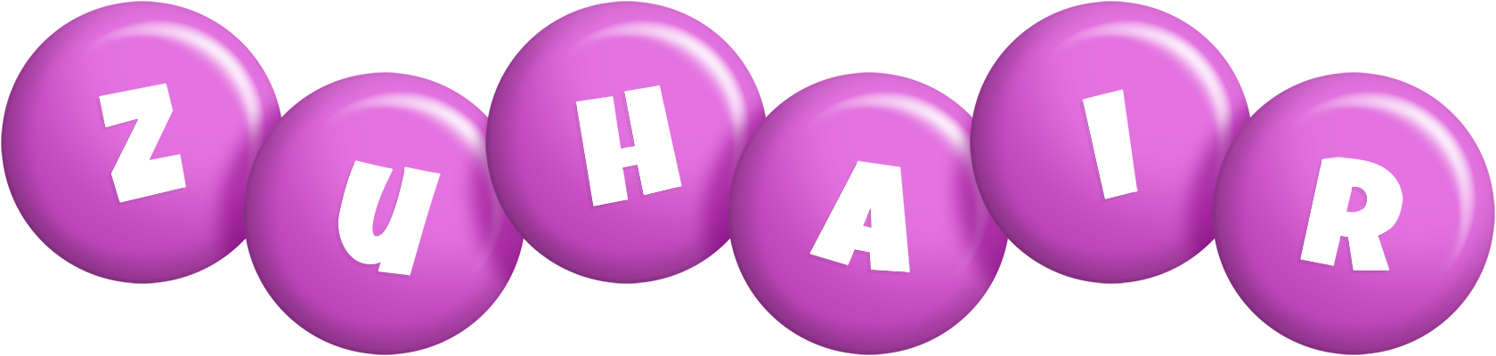 Zuhair candy-purple logo