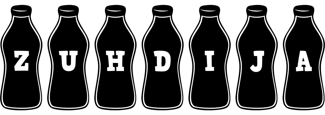 Zuhdija bottle logo