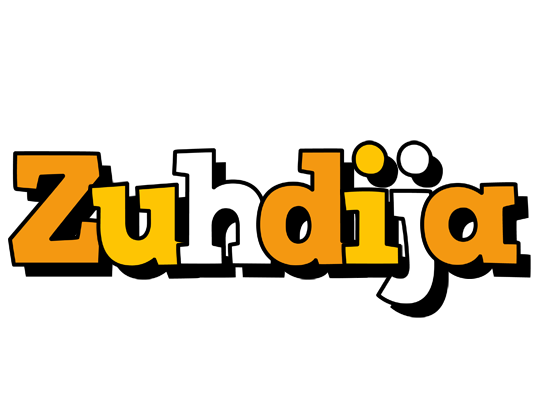 Zuhdija cartoon logo