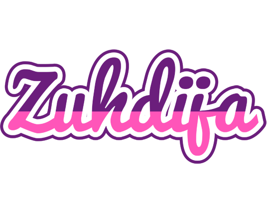 Zuhdija cheerful logo
