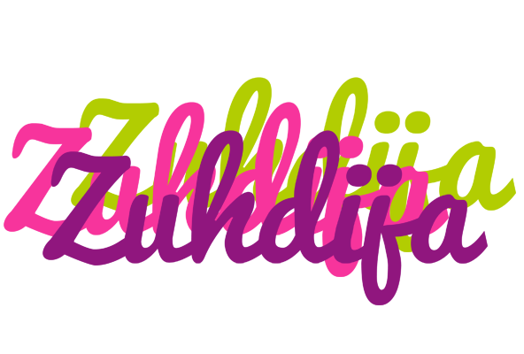 Zuhdija flowers logo
