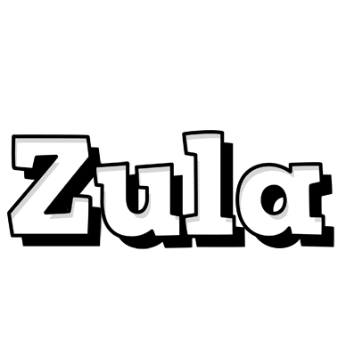 Zula snowing logo
