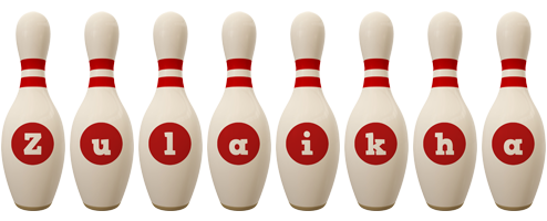 Zulaikha bowling-pin logo