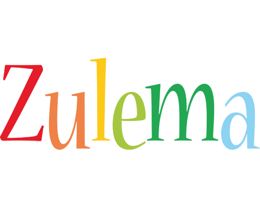Zulema birthday logo