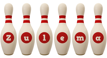 Zulema bowling-pin logo