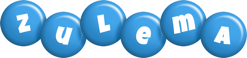 Zulema candy-blue logo