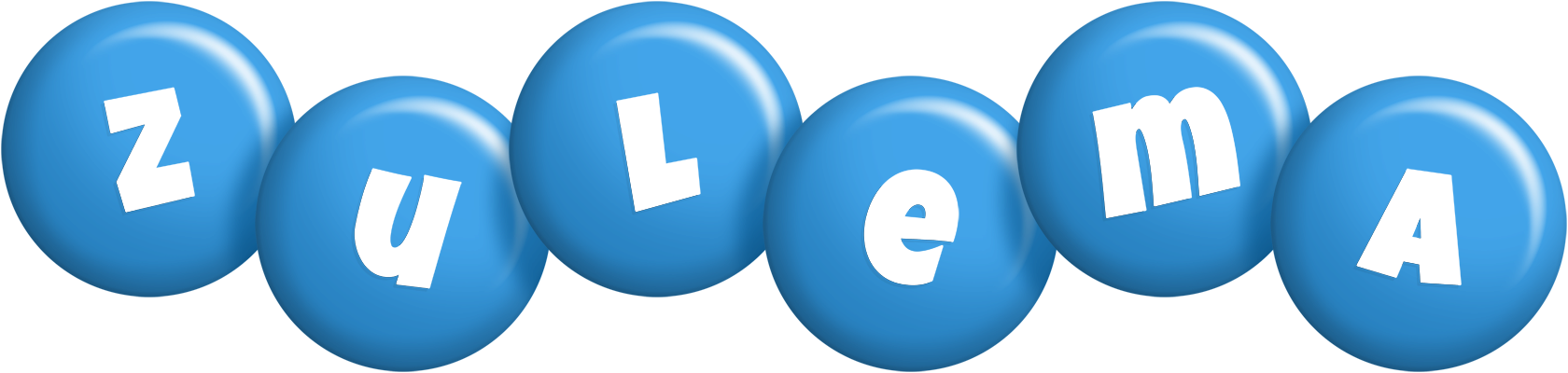 Zulema candy-blue logo