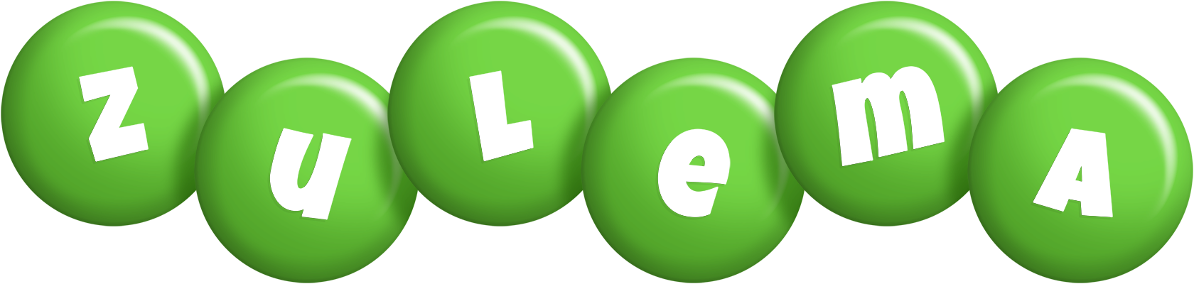 Zulema candy-green logo