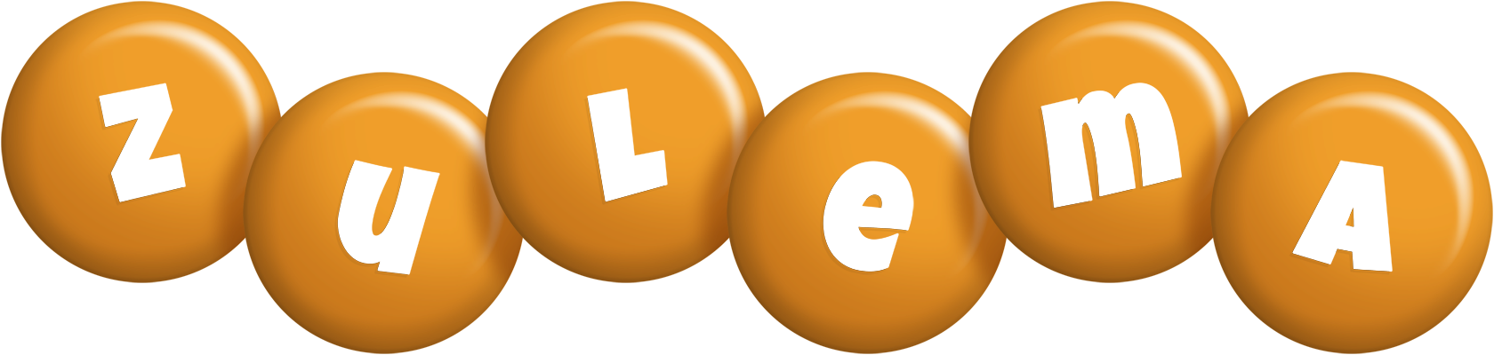Zulema candy-orange logo