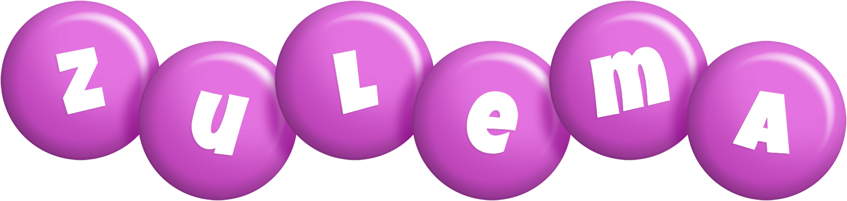 Zulema candy-purple logo