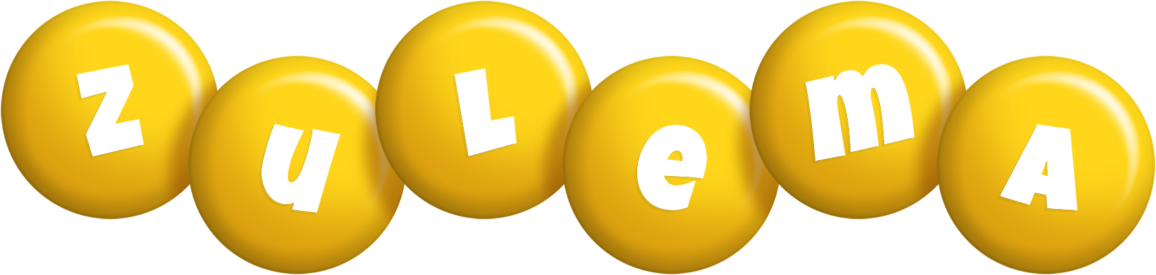 Zulema candy-yellow logo