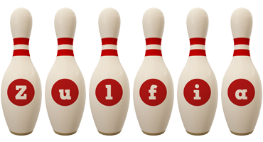 Zulfia bowling-pin logo