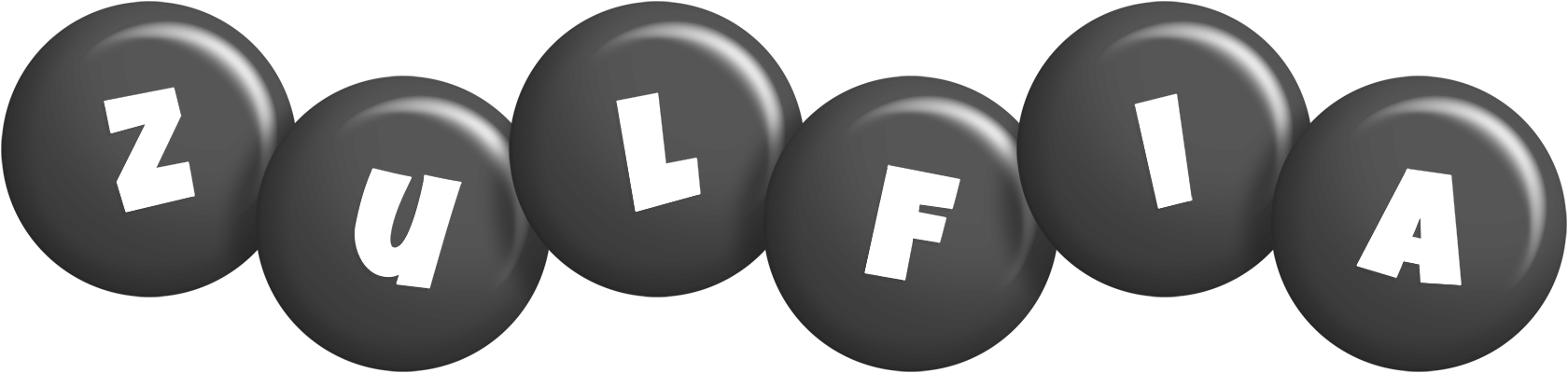 Zulfia candy-black logo