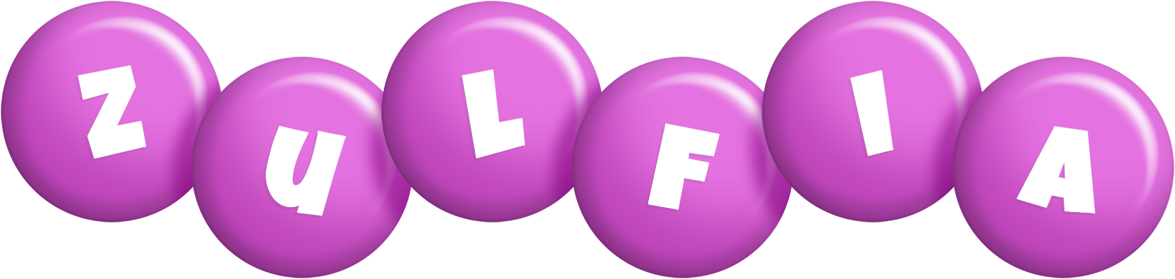 Zulfia candy-purple logo
