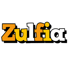 Zulfia cartoon logo