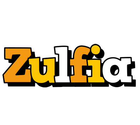Zulfia cartoon logo