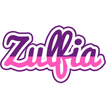 Zulfia cheerful logo