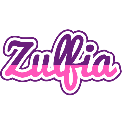 Zulfia cheerful logo