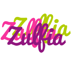 Zulfia flowers logo