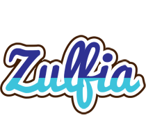 Zulfia raining logo