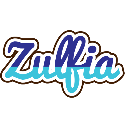 Zulfia raining logo