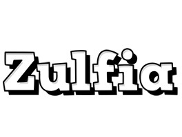 Zulfia snowing logo