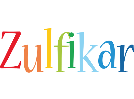 Zulfikar birthday logo