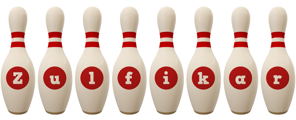Zulfikar bowling-pin logo