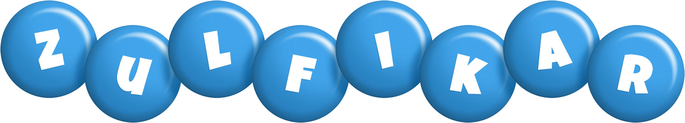 Zulfikar candy-blue logo