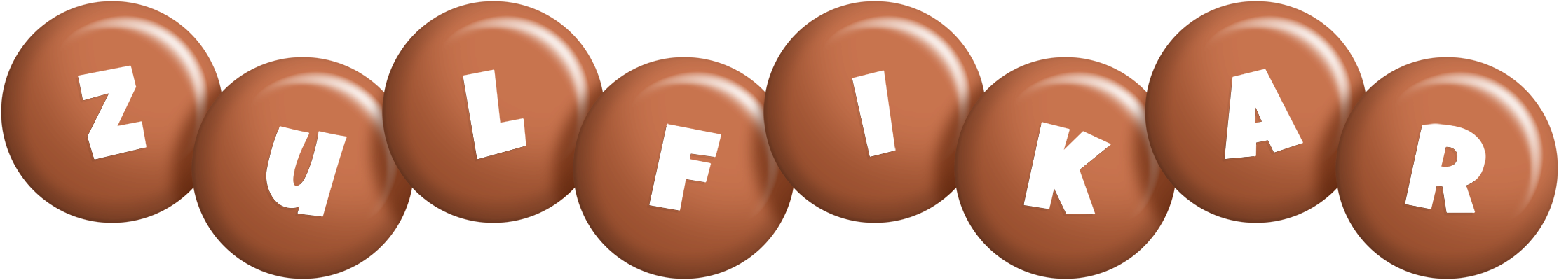Zulfikar candy-brown logo