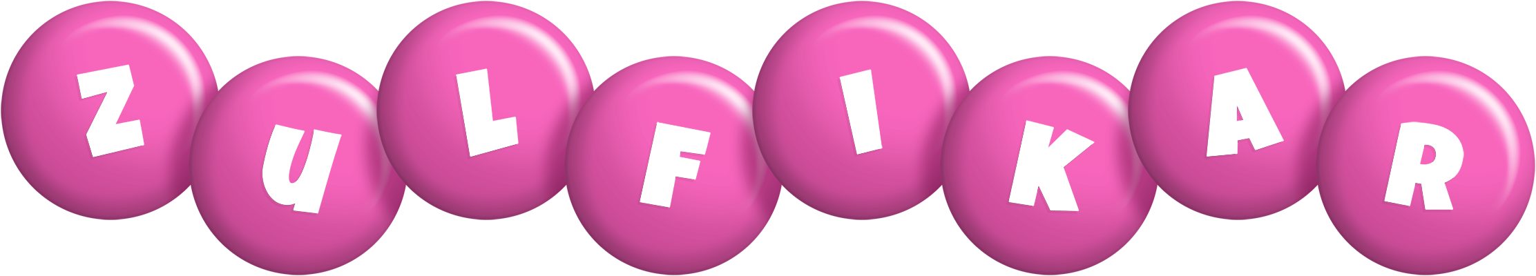 Zulfikar candy-pink logo