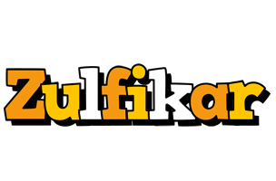 Zulfikar cartoon logo