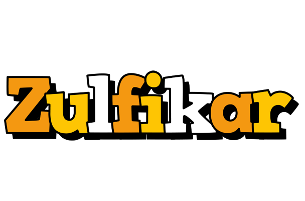 Zulfikar cartoon logo