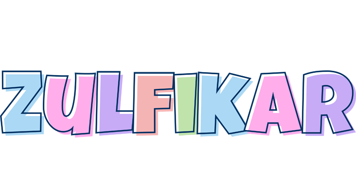 Zulfikar pastel logo