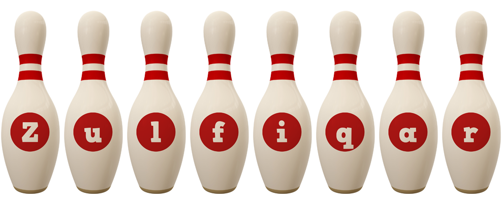 Zulfiqar bowling-pin logo
