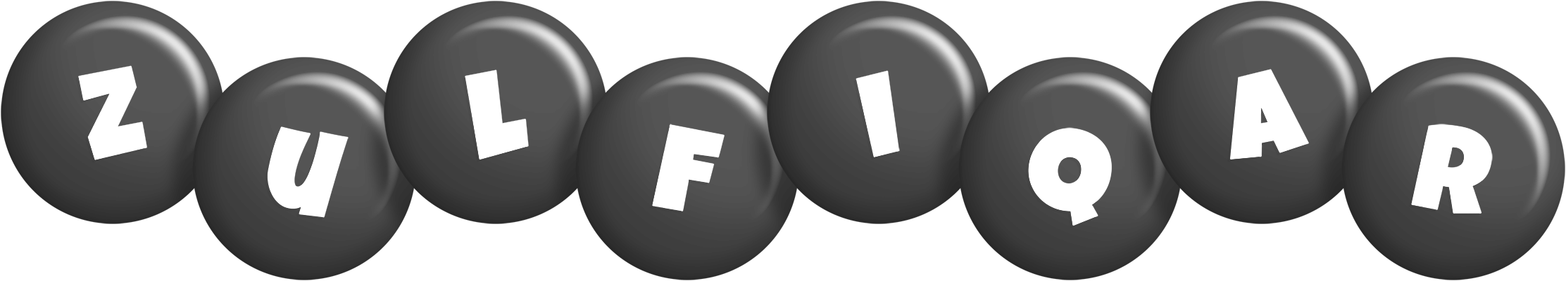 Zulfiqar candy-black logo