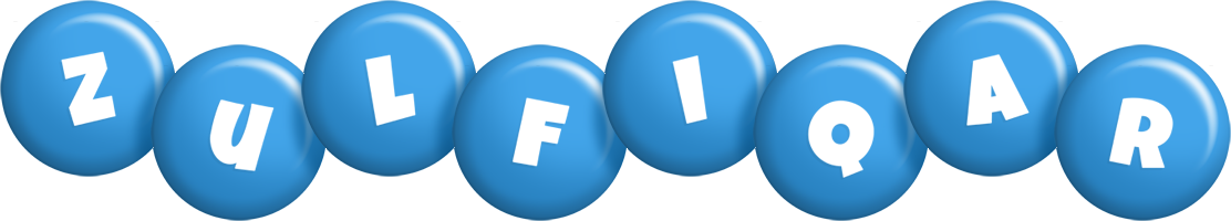 Zulfiqar candy-blue logo