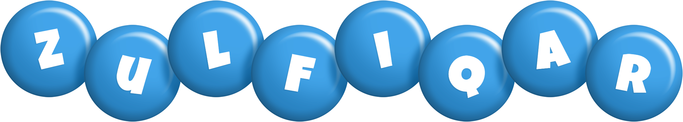 Zulfiqar candy-blue logo