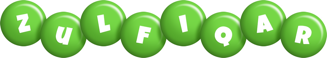 Zulfiqar candy-green logo