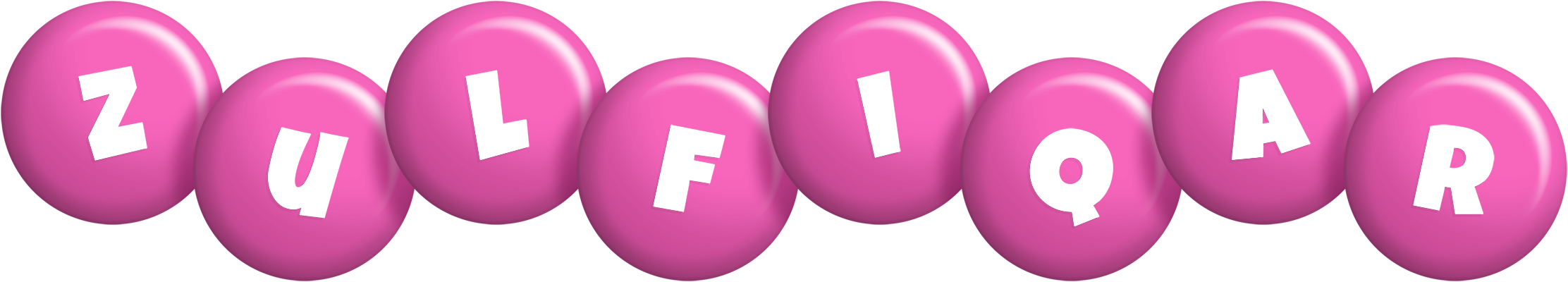 Zulfiqar candy-pink logo