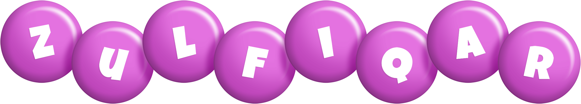 Zulfiqar candy-purple logo