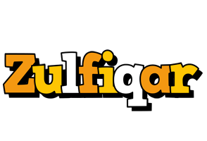 Zulfiqar cartoon logo