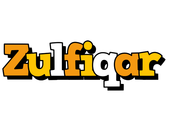 Zulfiqar cartoon logo