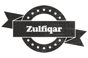 Zulfiqar grunge logo